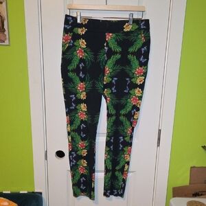 Atmosphere Tropical Print Trousers
